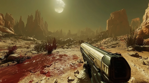 A scary alien world with three deadly paths