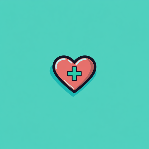 A simple, calming icon symbolizing good health A simple, calming icon symbolizing good health