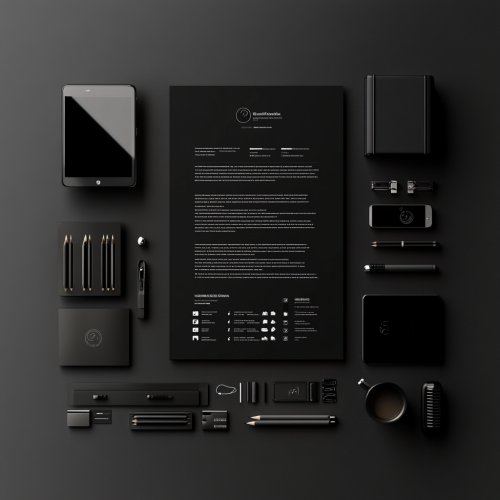 A sleek, black resume with clear sections