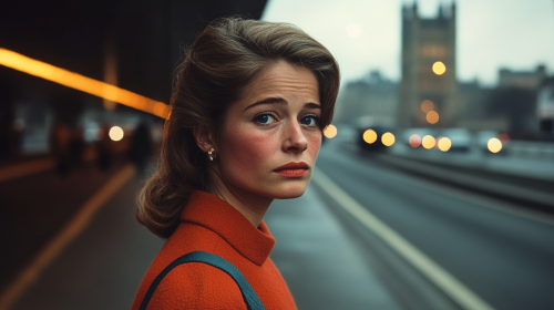 A young Charlotte Rampling in London, 1967.