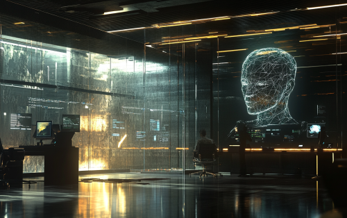 AI and humans work together in high-tech setting