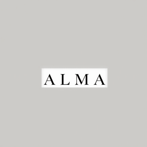 ALMA Logo: Simple, modern, elegant fashion brand.