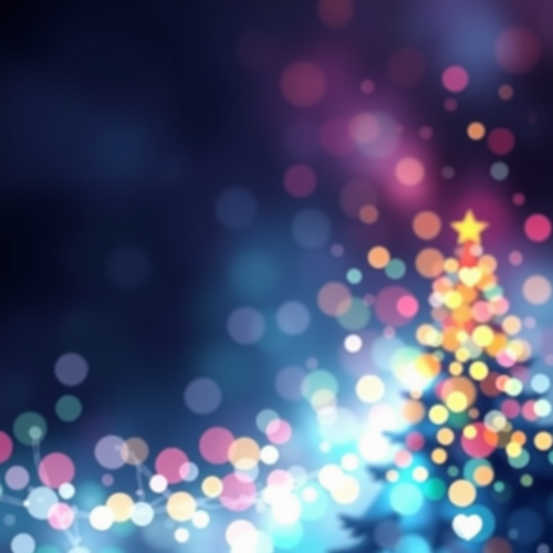 Abstract Christmas Tree Festive Wallpaper Illustration