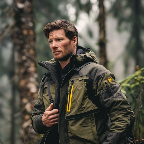Adventure Style: German Man in Outdoor Jacket