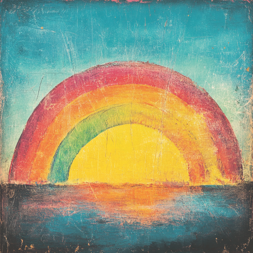 Album Cover Design: Uplifting Message with Bright Colors  Album Cover Design: Uplifting Message with Bright Colors