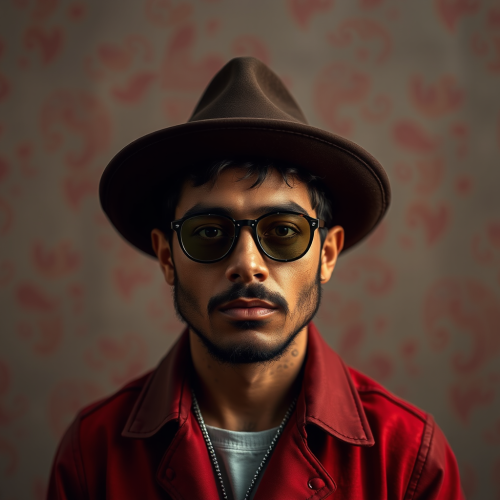 Alex Written in Red Color