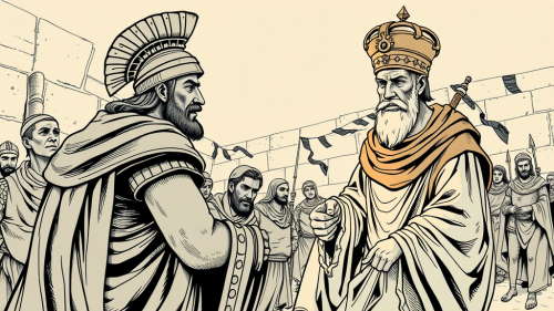 Alexander Meets Shimon: Muted Indie Comic Illustration