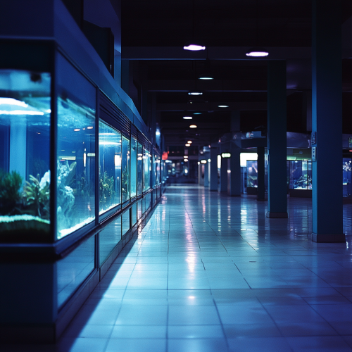 An Empty Fruitger Aero Mall Aquarium Image