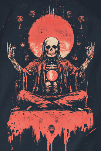 An old, dirty graphic of Black Sabbath