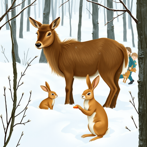 Ana and Marko's Snowy Forest Adventure