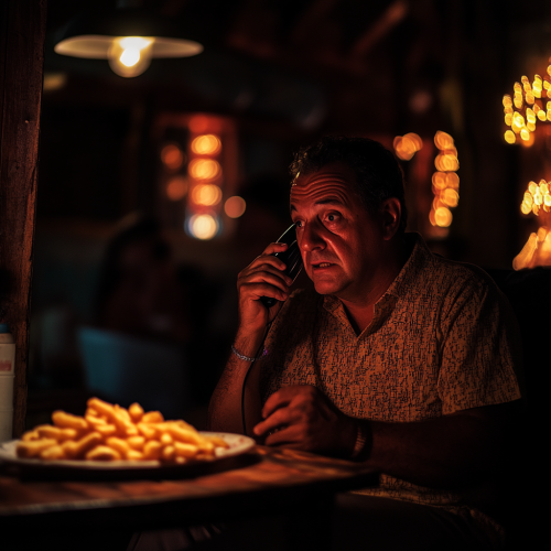 Angry man calls restaurant about cold fries