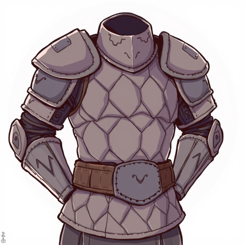 Armor made of layers of cloth and batting