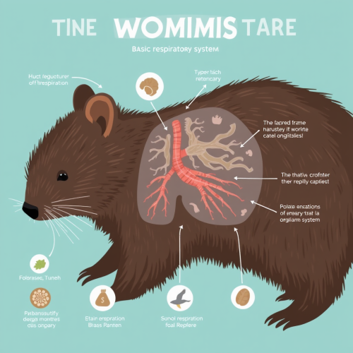 Artistic Wombat Respiratory System Infographic
