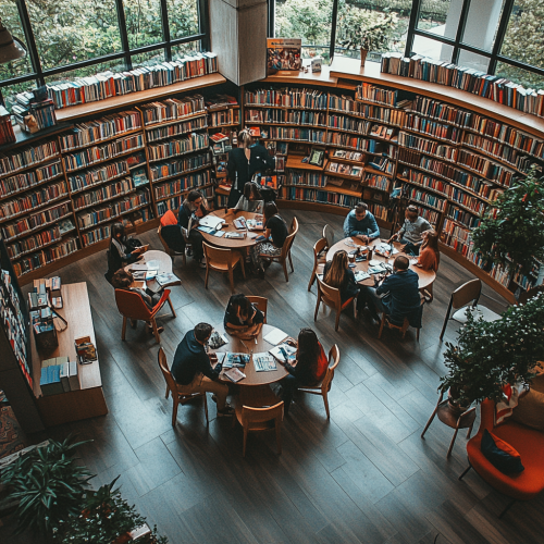 Authors visit library for readings and meetings