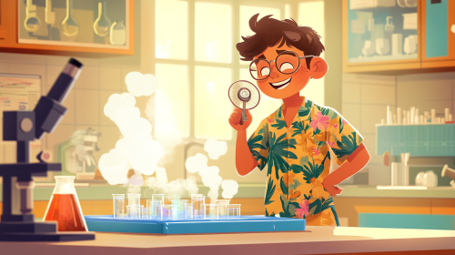 Awess in Hot Laboratory Experiment with Water Vapor