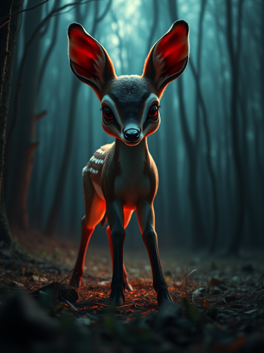 Bambi's Scary Encounter in Insane, Dramatic Forest