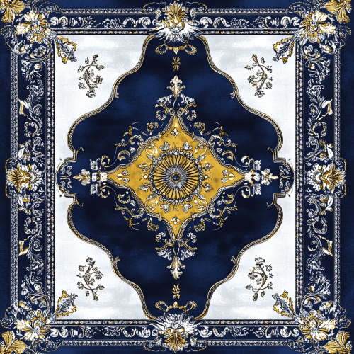 Beautiful dark blue, white, black and gold-yellow flag design. Beautiful dark blue, white, black and gold-yellow flag design.