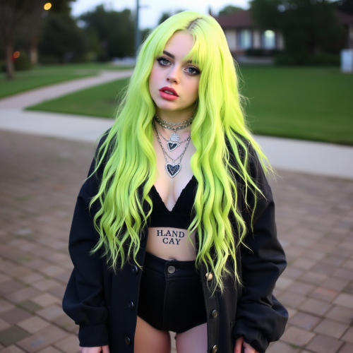 Billie Eilish dresses up in a Yadoon while having fun