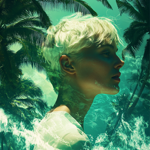Blonde Person in Surreal Sea-Jungle Profile Picture Blonde Person in Surreal Sea-Jungle Profile Picture