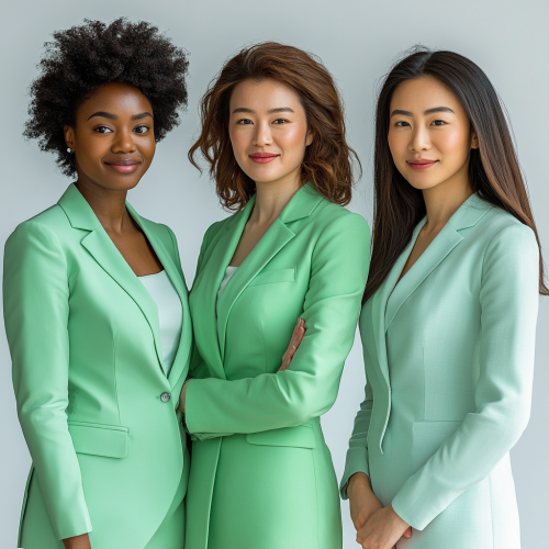 British, Asian, African Corporate Ladies Photoshoot 
