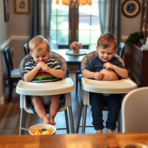 Brothers Becoming Bigger at the Dinner Table