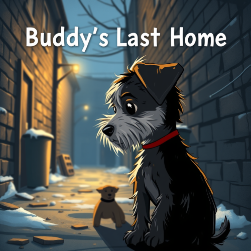 Buddy, The Terrier, Alone in Dark Alley