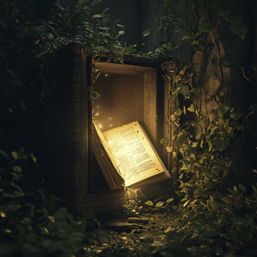 Captivating scene with hidden depths and concealed secrets.