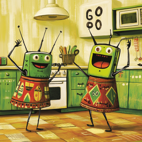 Cartoon Appliances Celebrating Zambia's 60th in Dance Cartoon Appliances Celebrating Zambia's 60th in Dance