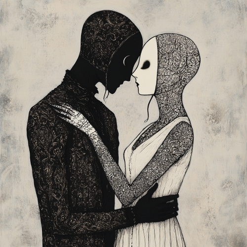 Ceremonial Contrast: Dark vs. White, Mystery Revealed