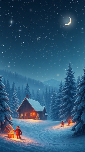 Christmas wallpaper for your mobile phone
