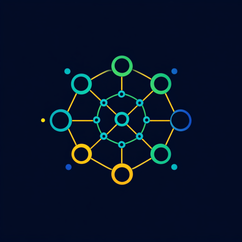 Circles of Friends on Blockchain Network Logo