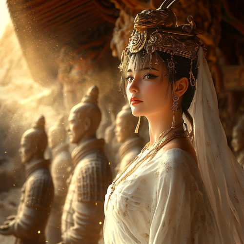 Cleopatra Visits Terracotta Warriors: A Historical Crossover