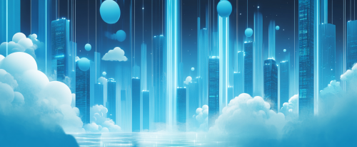 Cloud Computing Skills in Demand: Futuristic Cityscape