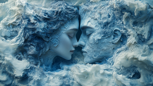 Cloud World Embrace in Tanya Shatseva Style