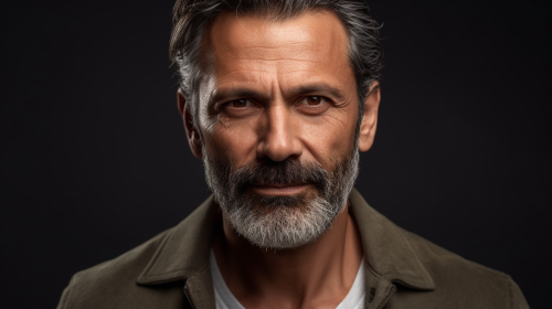 Brazilian Man in Elegant Attire Portrait