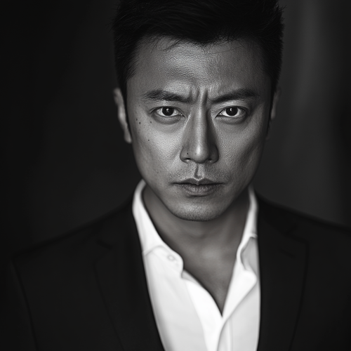 Confident Chinese man in professional LinkedIn portrait