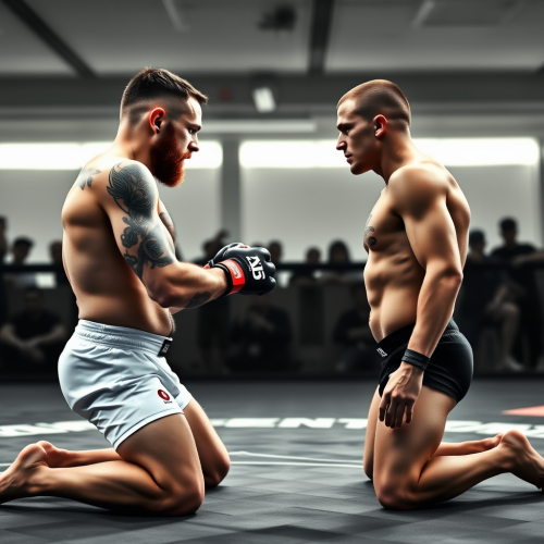 Conor McGregor and Andrew Tate's Kneeling Standoff