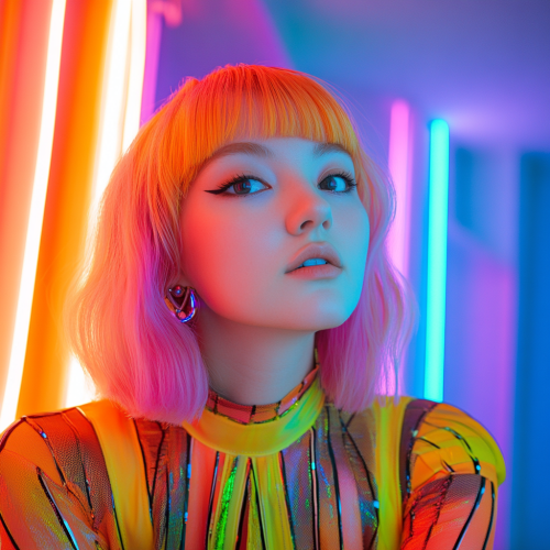 Conversation at Future Club with Expressive Eyes