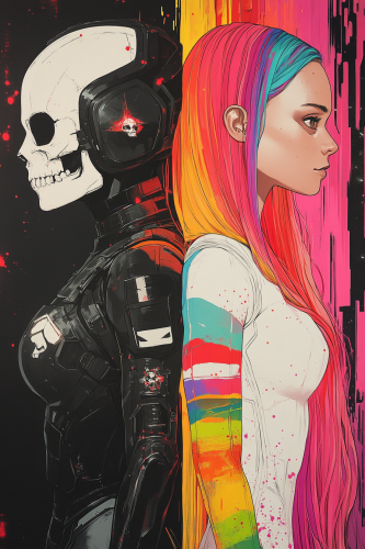 Corpo vs Rebel Women: Cyberpunk Parallel