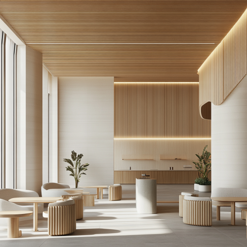 Cozy and Modern Café in Timber building