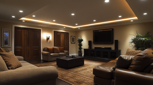 Cozy living room with warm, intimate lighting. Canon DSLR. Cozy living room with warm, intimate lighting. Canon DSLR.