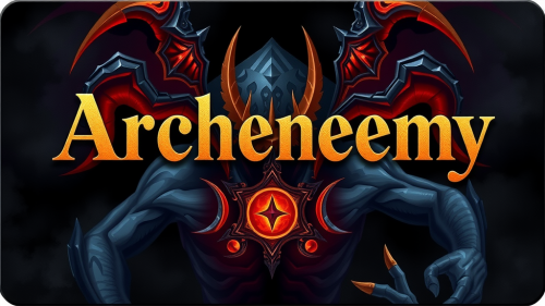 Dark Archenemy Playmat with Eldrazi Art