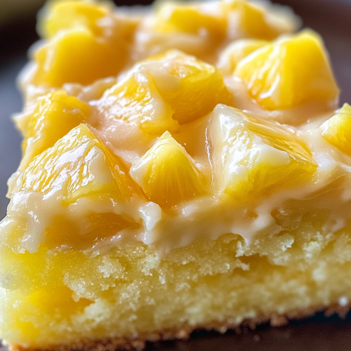 Delicious Pineapple Cake with Creamy Frosting