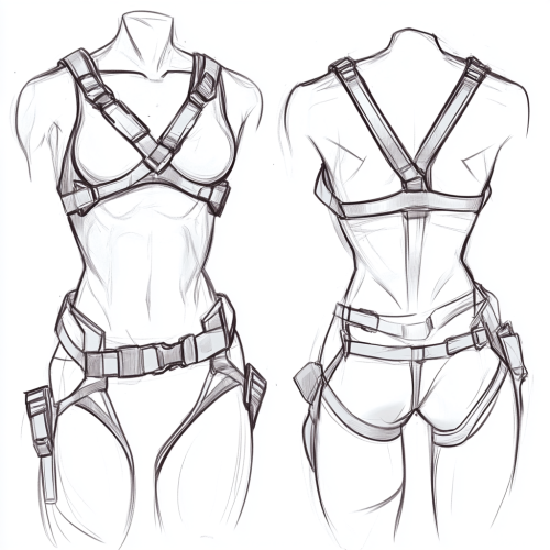 Design 10 padded, adjustable ergonomic straps for comfort.