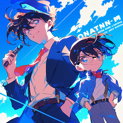 Detective Conan and Kaito Kuroba Rivals Poster