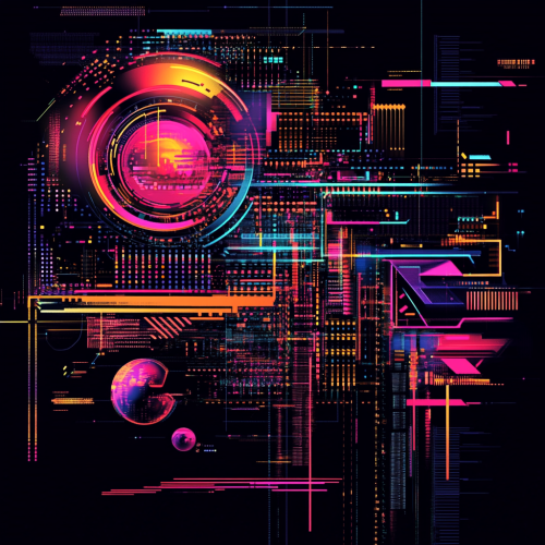 Digital art of top programming languages in 2024