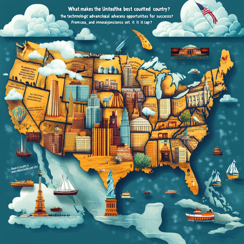 Diversity, culture, tech, opportunities, landscapes, people, innovations - America's best.