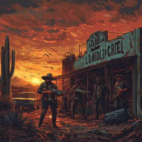 El Diablo Rojo - Mexican Cartel at Sunset