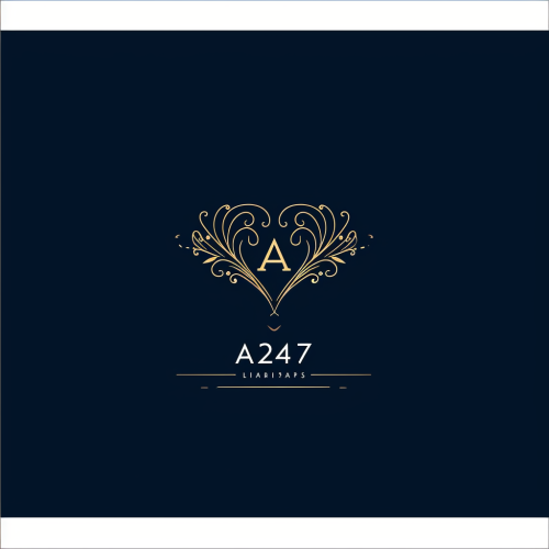 elegant-gold-logo-dark-blue-background