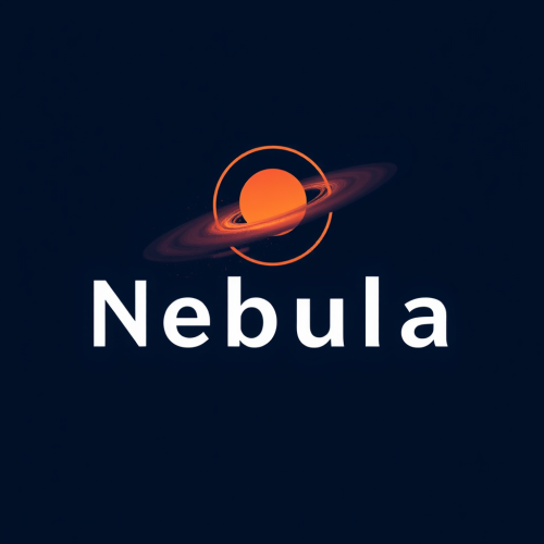 Elegant Nebula Company Logo Design Elegant Nebula Company Logo Design